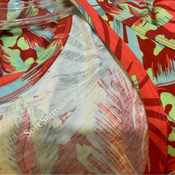 NWOT Soft Surroundings Sz Petite Small  Kara Floral Maxi Dress - Picture 9 of 10